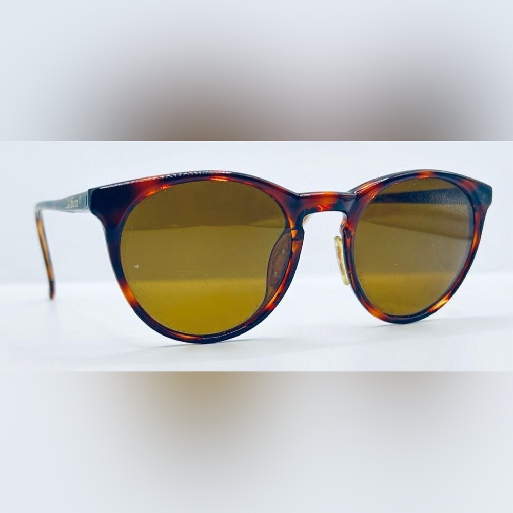 Vintage L.L. Bean V819 Tortoise Round Female Sunglasses Frames Only